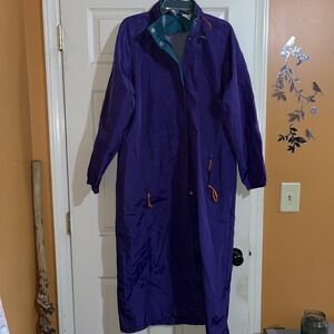 Woolrich Jacket trench coat Windbreaker Rain Hood Packable womens m